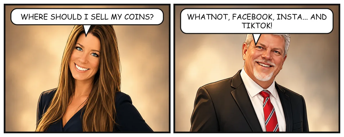 Multi-Channel Selling for Coin Dealers: WhatNot, Facebook, Instagram & TikTok — 320 Coins