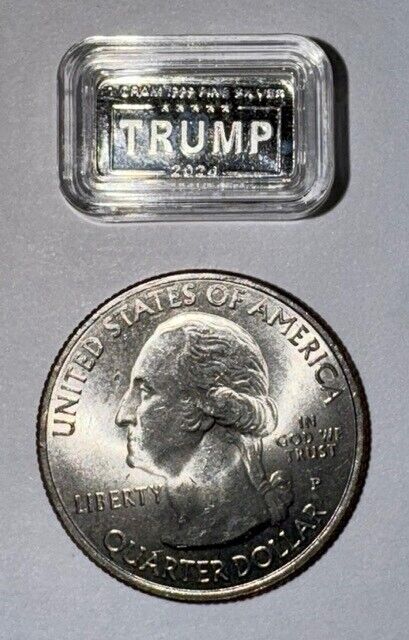 1 Gram .999 Fine Silver Donald Trump "Fight, Fight, Fight" – A Symbol of Strength in Silver Bullion - 320 Coins