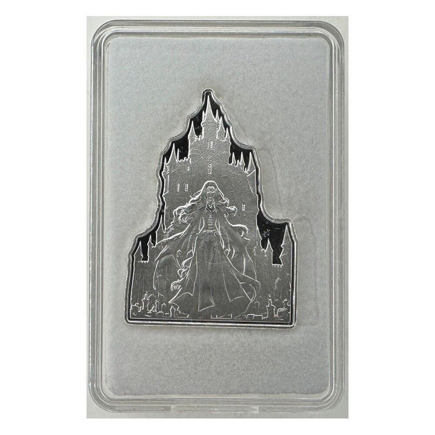 Vampiress / Castle - Silver 5g .999 3d - 320 Coins