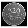 Christmas Mouse in the House - 5-Gram Silver Round - 320 Coins