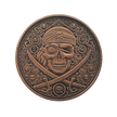 Antiqued Pirate Copper Round 1oz Coin Limited - 320 Coins