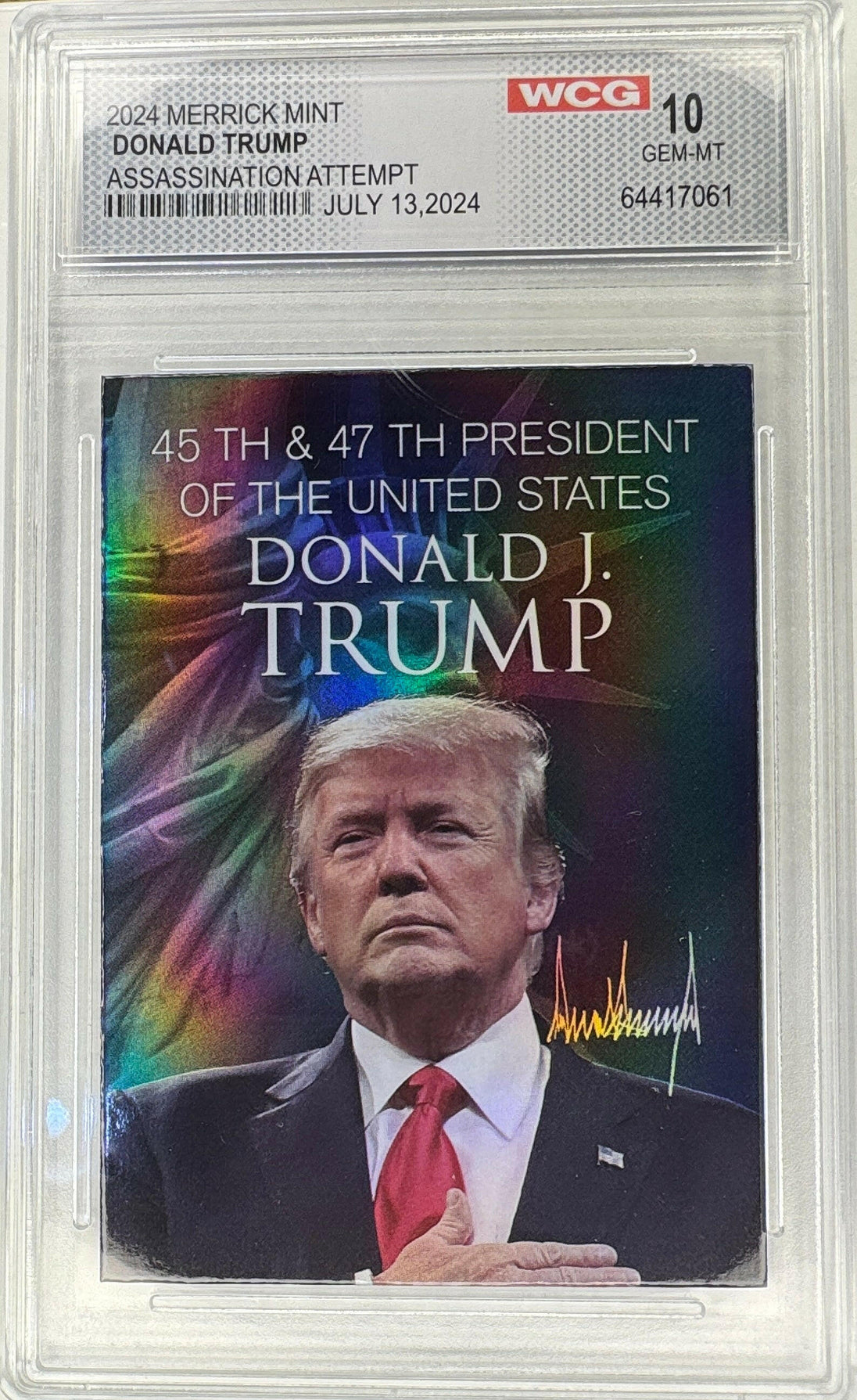 Donald Trump Pledge to America Historical Collectible Card - 320 Coins