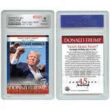 Fight to Save America Donald Trump Graded Collectible Card - 320 Coins