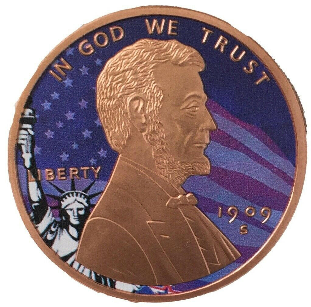 Lincoln Cent Tribute with Capitol Reverse 1909-S VDB - 1 oz .999 Fine Copper Round - 320 Coins