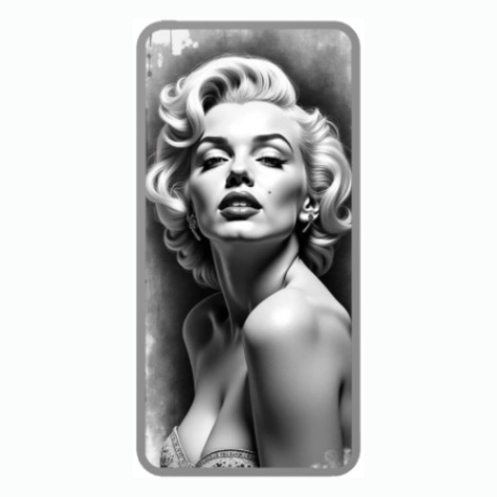 Marilyn Monroe 5-Gram Silver Bar - .999 Fine Silver - Encapsulated Collectible - Tribute to Hollywood Icon - 320 Coins - 320 Coins