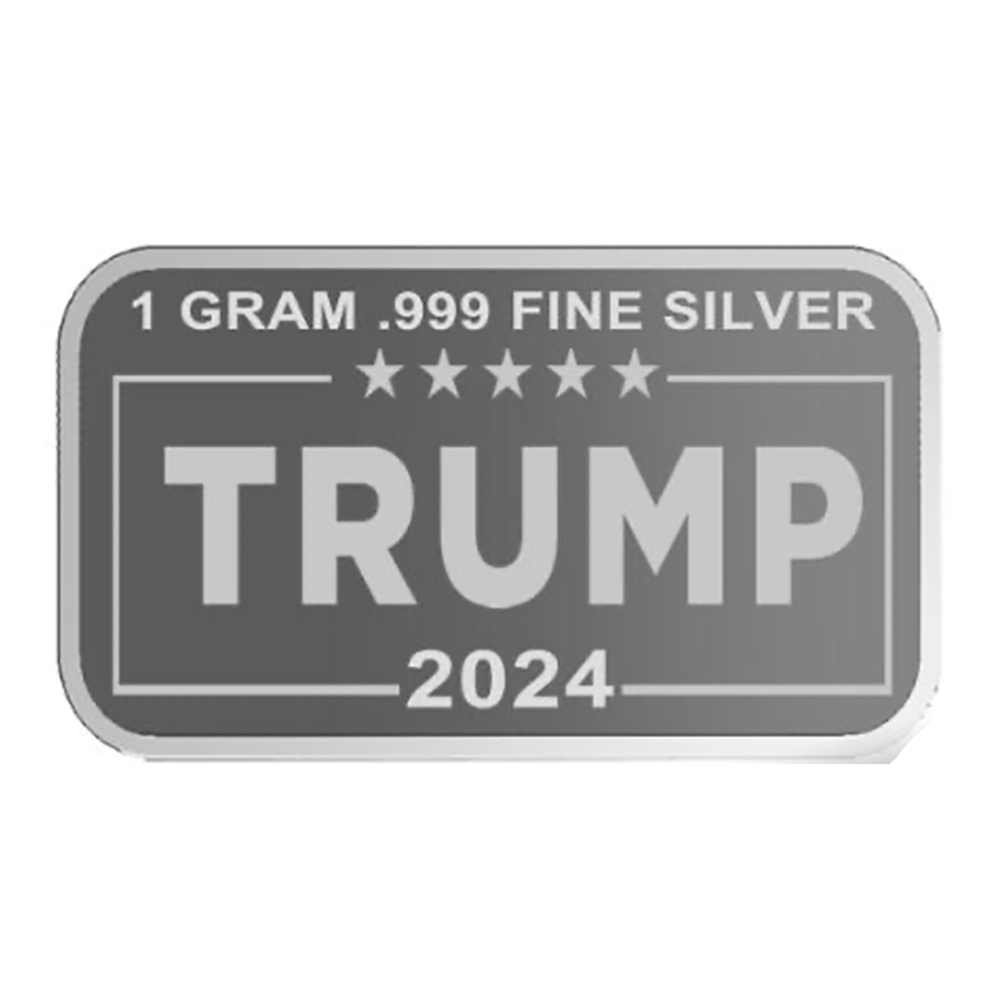 Patriot Protector Trump 1g .999 Colored Silver Bar in Capsule - 320 Coins