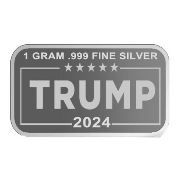 Patriot Protector Trump 1g .999 Colored Silver Bar in Capsule - 320 Coins