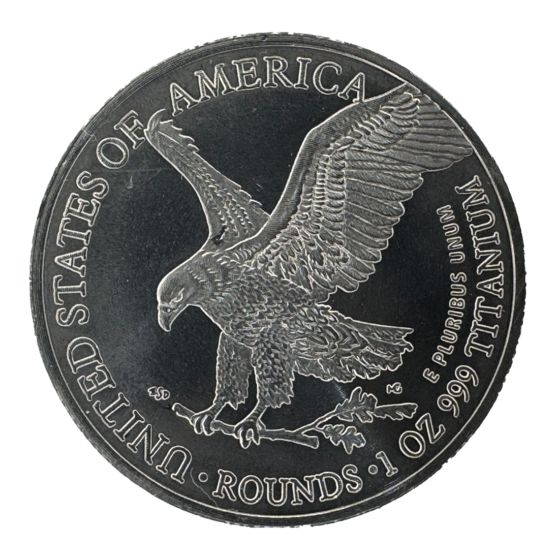 Titanium Round – Walking Liberty Design with Eagle Reverse (2025) - 1 oz .999 Fine Pure Titanium - 320 Coins