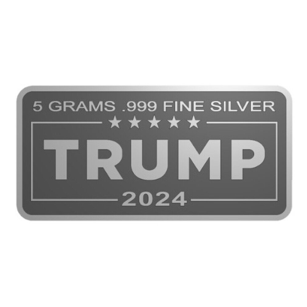 Trump Inside Trash Truck 5 Gram .999 Fine Silver Bullion – Limited Edition Collectible - 320 Coins