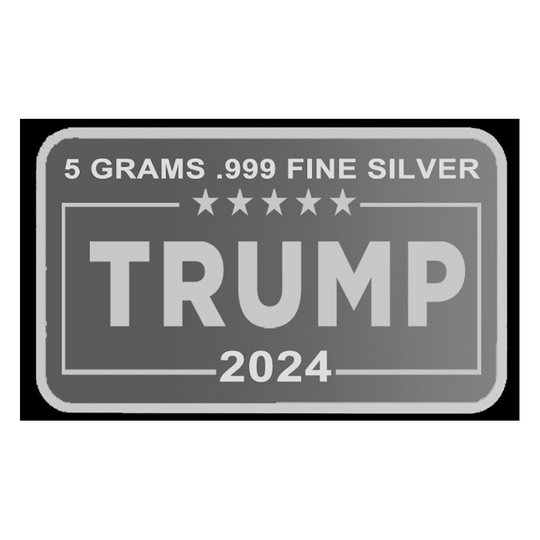 5g Silver Bar - Mc Trump Silver Artwork - Donald Trump - 320 Coins