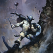 Frazetta artwork Warrior with Ball and Chain