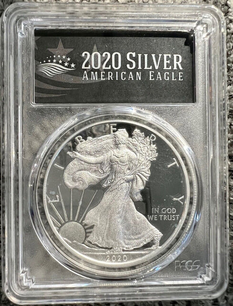 2020-W Proof $1 American Silver Eagle PCGS PR70DCAM First Strike