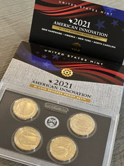 2021 American Innovation $1 Coin Reverse Proof Set S Mint Mark Box w/ COA # 21GC