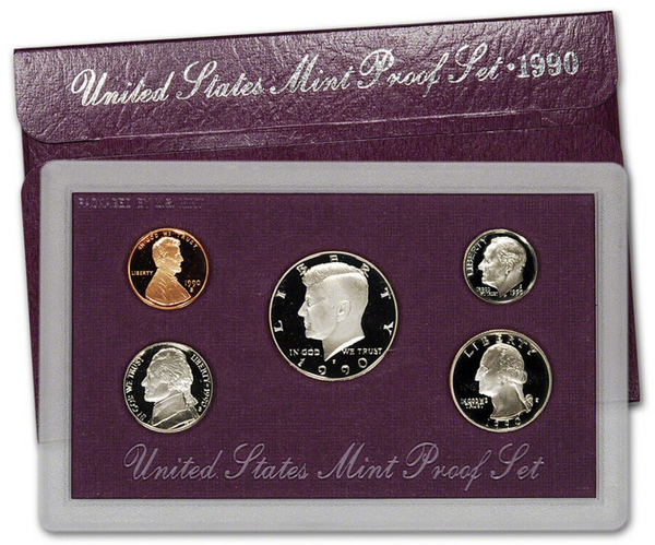 1990-S US Mint Proof Set Great Shape