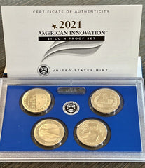 2021-S American Innovation Dollar Proof Set - 21GA