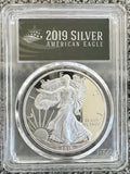 2019-W Proof $1 American Silver Eagle PCGS PR70DCAM FDOI
