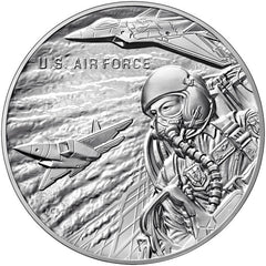 2022 US Armed Forces US Air Force Silver Medal 1 oz In-Hand