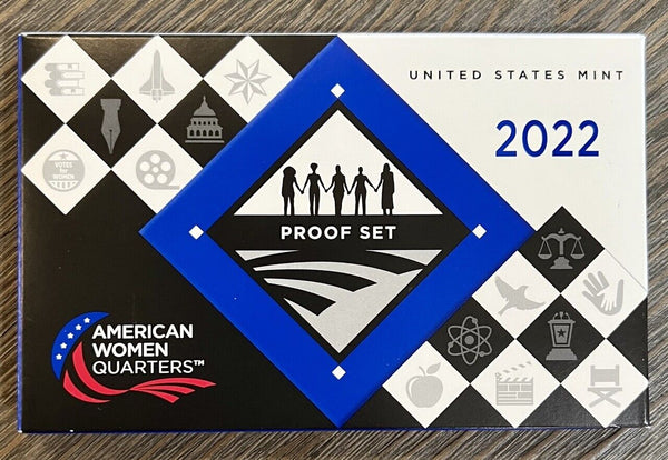 2022 S American Women Quarters Proof Set COA - 22WP