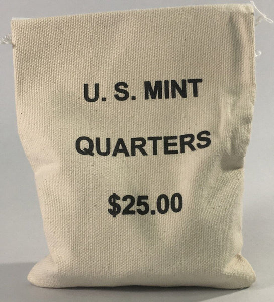 2002-D Ohio State Quarters Denver US Mint Sewn $25 Bag