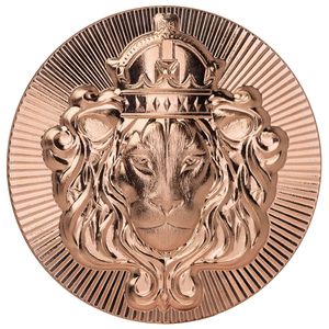 Scottsdale-Lion-Stacker-1-oz-Copper-Round-Obverse
