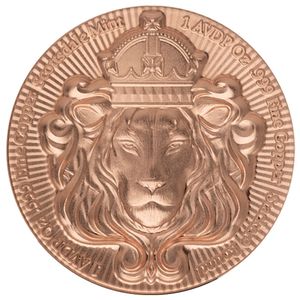 Scottsdale-Lion-Stacker-1-oz-Copper-Round-Reverse