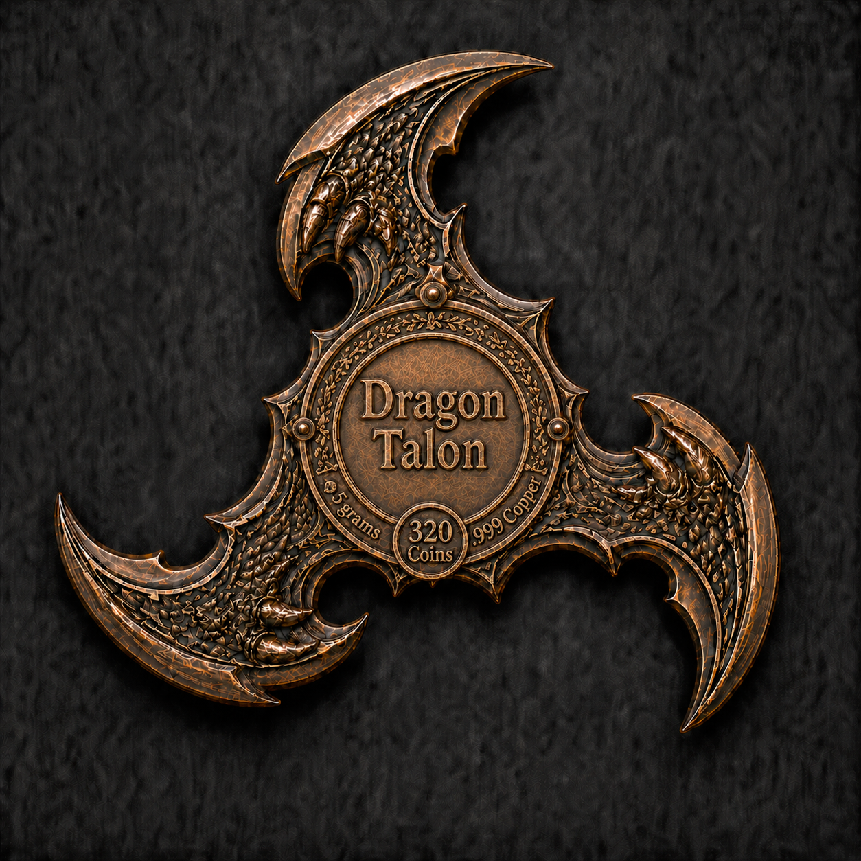 Dragon Talon — copper coin product photo