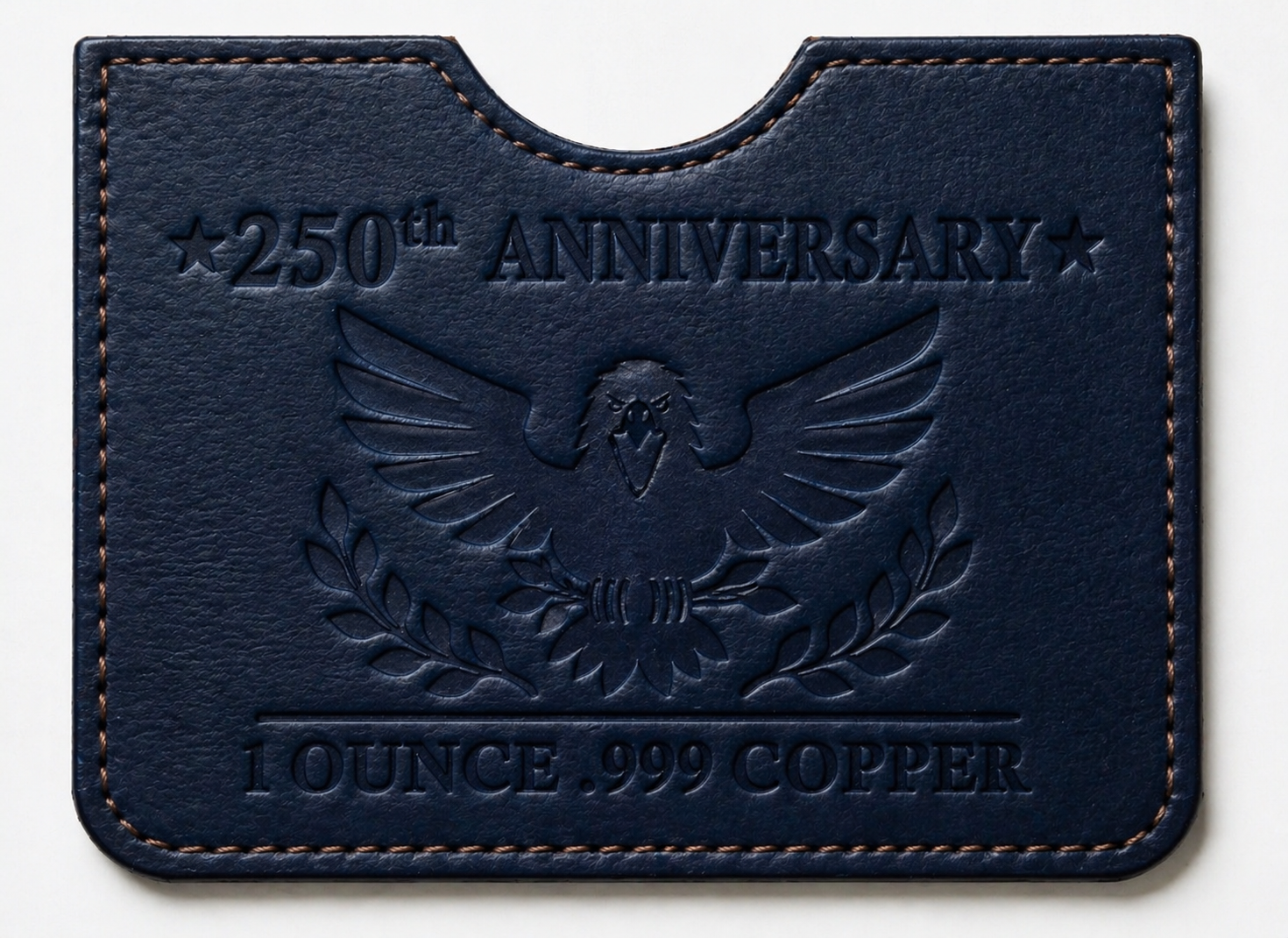 250th Anniversary Eagle in pouch 1oz .999 Copper — copper coin product photo
