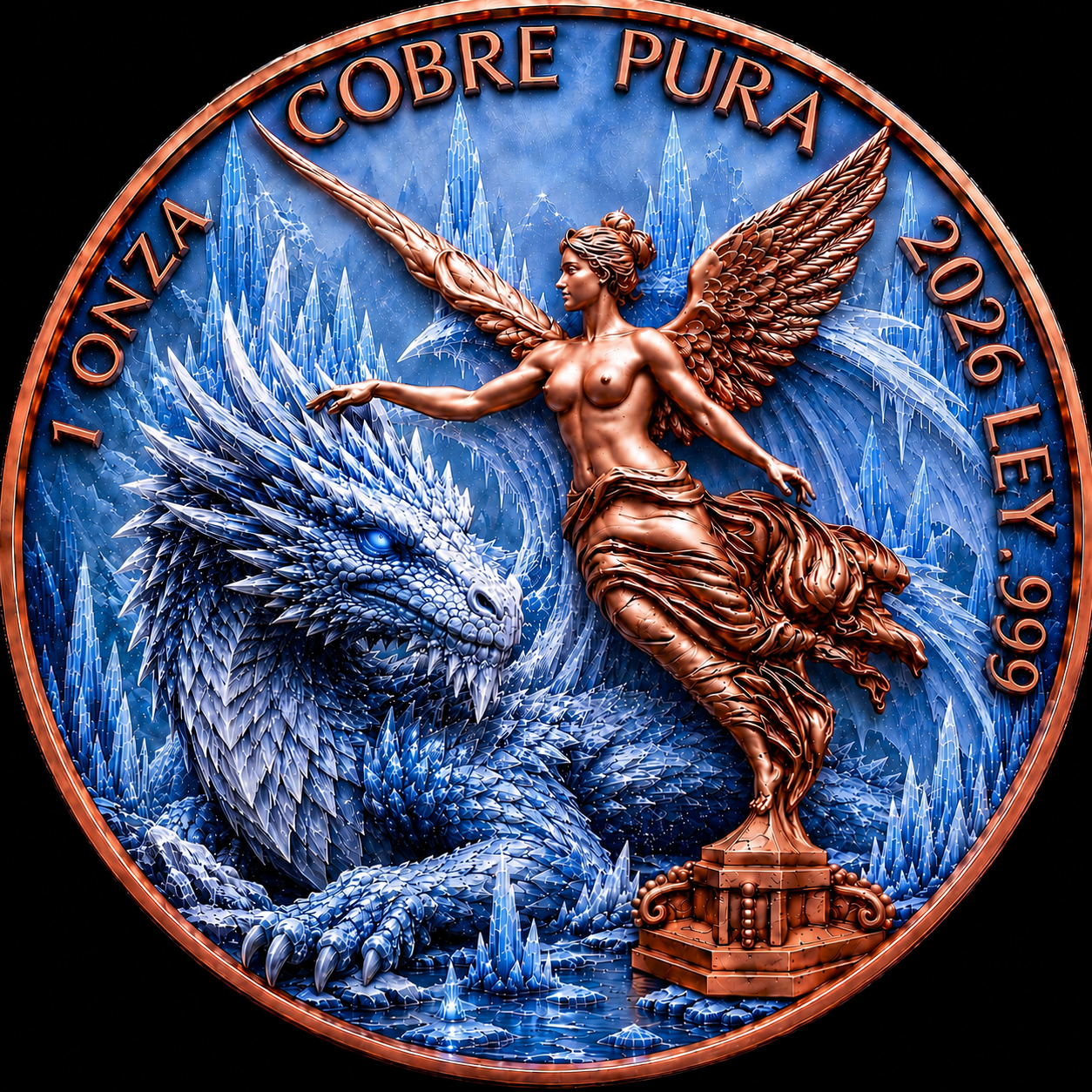 Ice Dragon Libertad Tribute - Tube — copper coin product photo