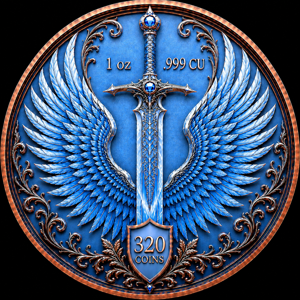 Ice Dragon Libertad Tribute - Tube — copper coin product photo