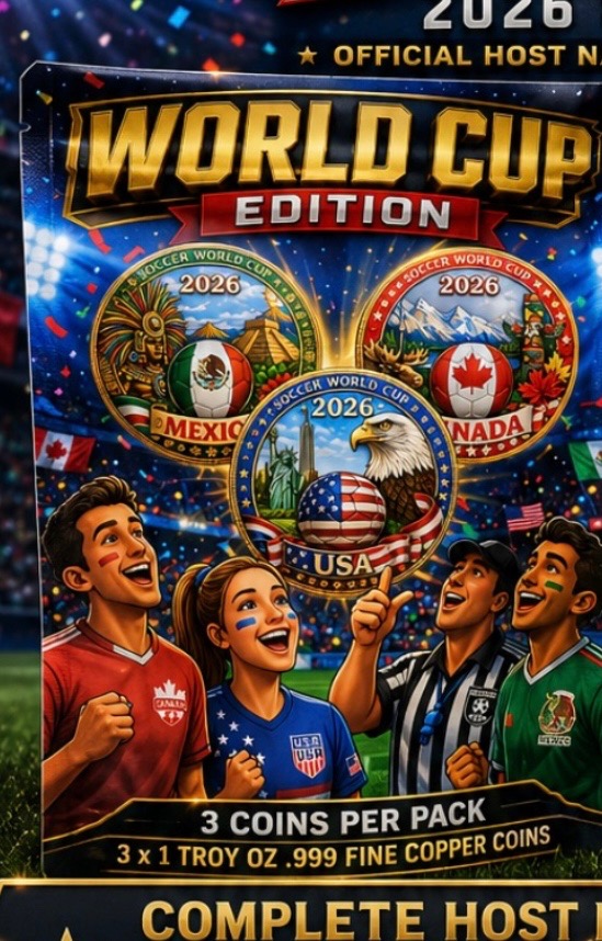 2026 World Cup Packs — copper coin product photo