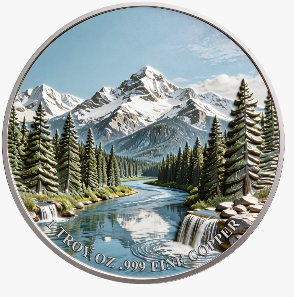 North American Wildlife - Lynx — copper coin product photo