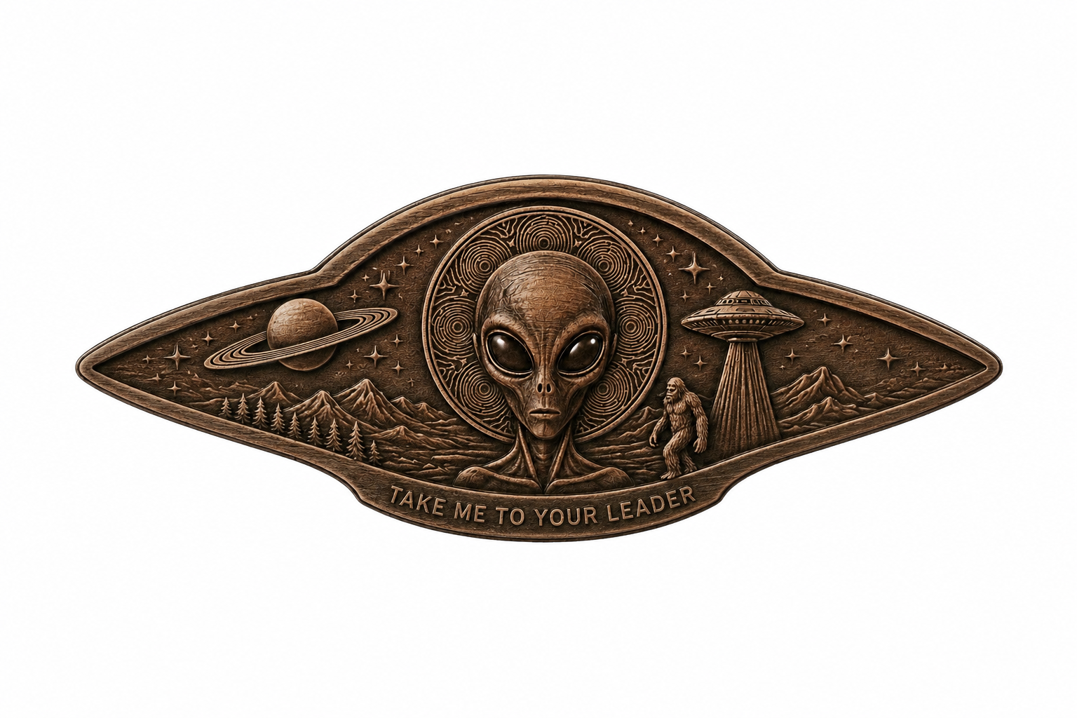 Area 32 Encounter 1oz .999 Copper — copper coin product photo