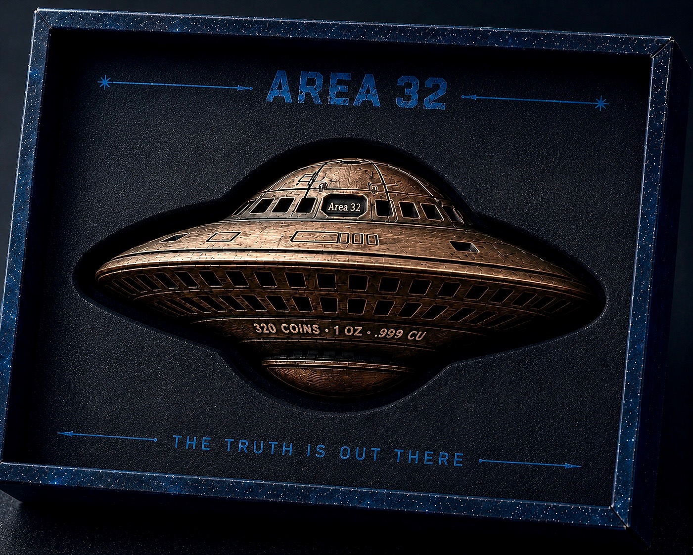 Area 32 Encounter 1oz .999 Copper — copper coin product photo