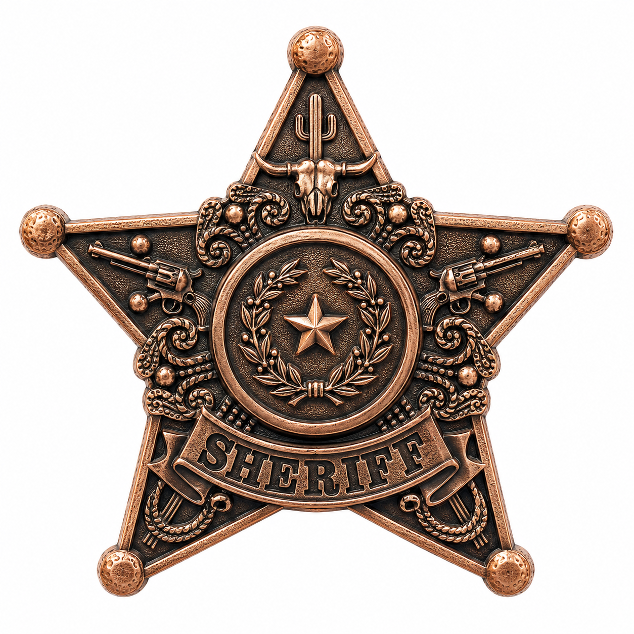 The Peacekeeper - 1oz Copper — copper coin product photo