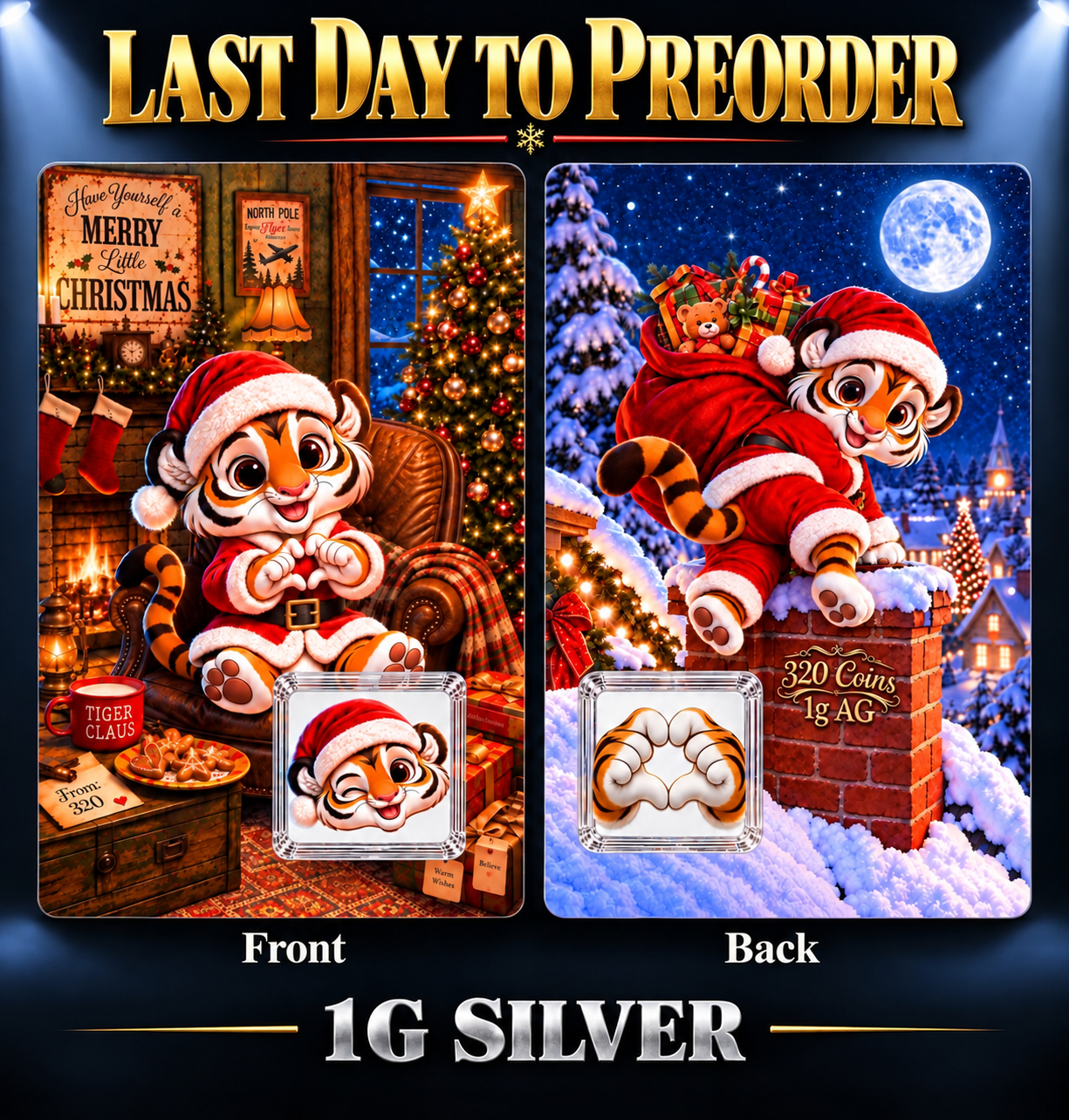 Tiger Clause 1g .999 Silver — coin product image
