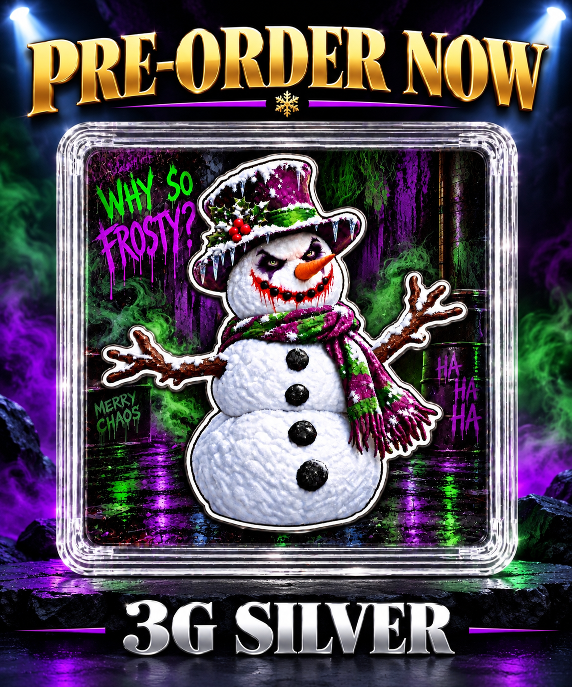 Why so Frosty 3g .999 Silver — coin product image